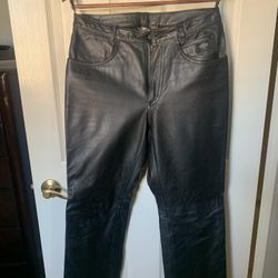 Womens genuine Harley Davidson Leather Pants