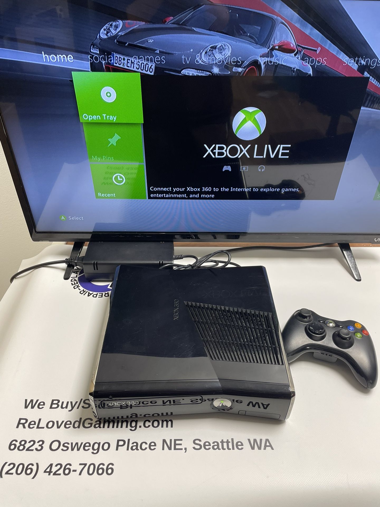 Xbox 360 Slim - Tested No Issues - Two Month Warranty - For Sale Or Trade