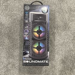 Biconic SoundMate dual bass boosting wireless speaker