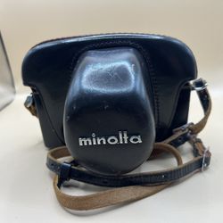 Minolta Leather Cámara Case