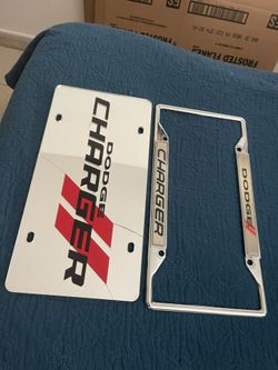 Dodge Charger License Plate
