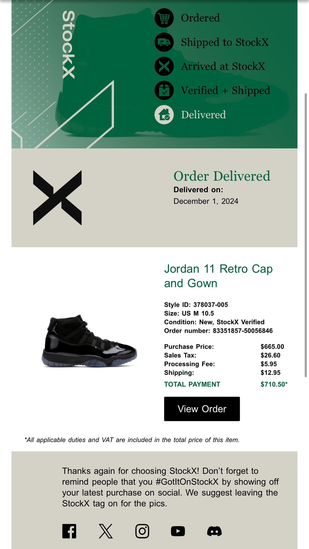 Jordan 11 Cap And Gown