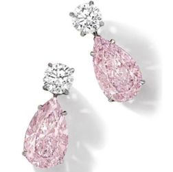 Women's Sparkling 925 Sterling Silver In 14K Gold Filled Pink Diamond Sapphire Emerald Gemstone Teardrop Stud Earrings Drop Dangle Earrings