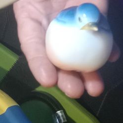 Vintage  Grumpy Bluebird 