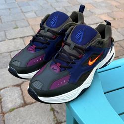 Mens Nike M2K Tekno Athletic Sneakers - Midnight Navy Bordeaux NWOT - US Size 12