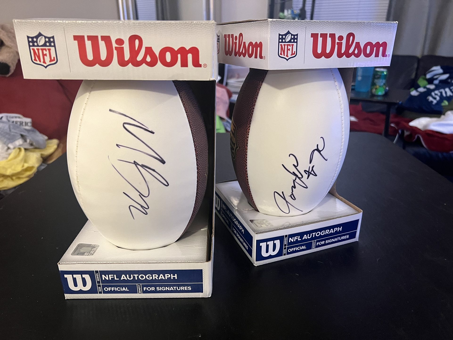 Seahawk Autographed Footballs!