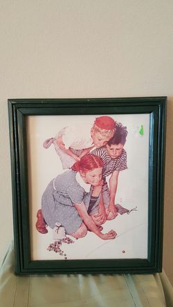 Norman Rockwell Framed Print