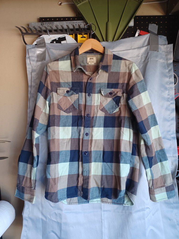 Van's off The Wall Long Sleeve Flannel Size Small