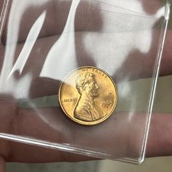 Uncirculated 1969-D Lincoln Memorial Penny