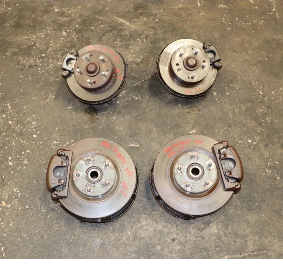 2002-2004 Acura RSX Type S M/T OEM Front & Rear LH RH Knuckle Spindle Calipers JDM店铺米国 THONUSA jdmshopusa_inc