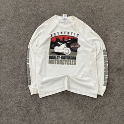 2000s Harley Davidson longsleeve tee men’s Size L