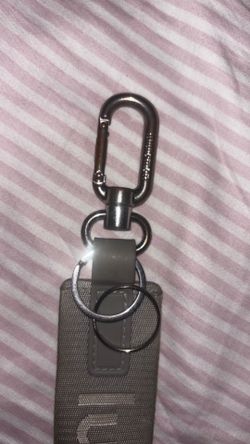 Lululemon Grey Never Lost Keychain