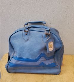 Vintage bowling bag and ball
