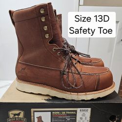 Red Wings Irish Setter Safety Toe Work Boots Size 13