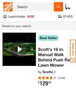 Scott's 16 in. Elite Reel Mower