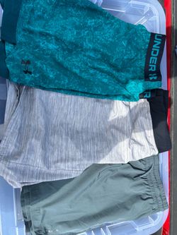 UnderArmour/Layer8/Kyomoto Gym shorts bundle.  Size Large.