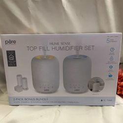New Pure Enrichment Easy-Fill Humidifier Bonus Bundle, Easy to Refill, 2-Pack.