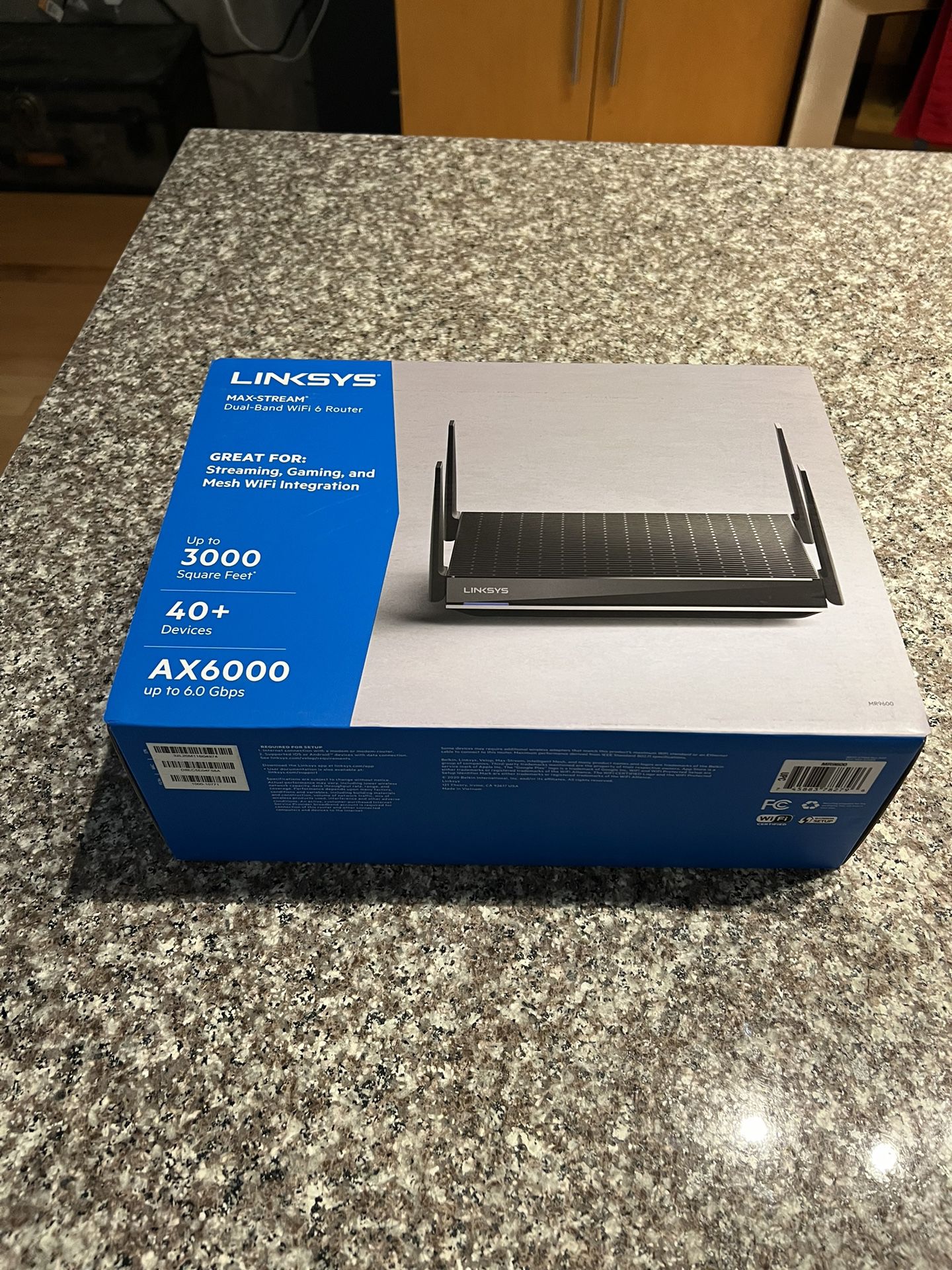 Linksys Mesh Wifi 6 Router AX6000 - MR9600