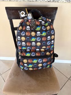 Star Wars Character Print Backpack - New With Tags