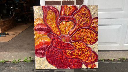 Beautiful HEAVY 3D mosaic art work