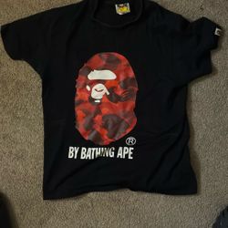 Size Small Bape Shirt Red