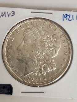 Beautiful 1921-D Morgan Dollar GEM/BU