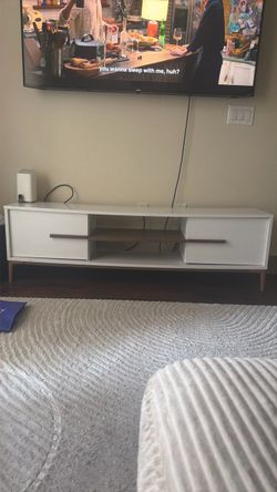 White TV Stand