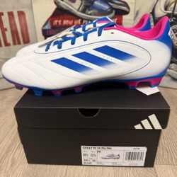 Adidas Goletto IX FG MG Soccer Cleats Mens 10.5 Blue White IH7703 Brand New