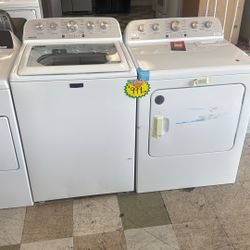 NEW WASHER & DRYER SET MAYTAG FOR SALE WHITE 