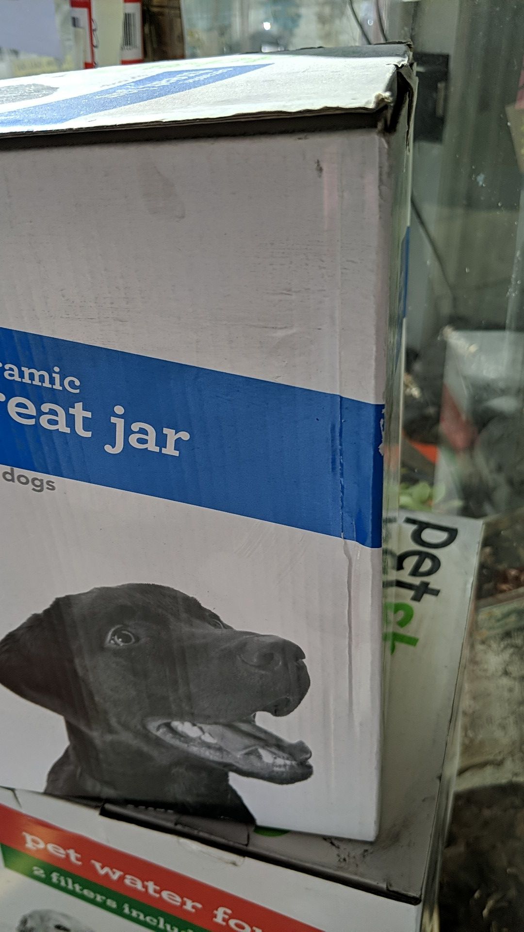 Dog treat jar
