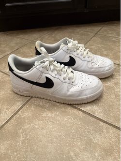Nike Air Force 1 Low White Black Sneakers | Men’s Casual Shoes - $35