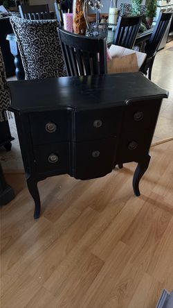Black 2drawer dresser