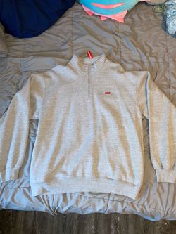 Supreme Small Box Half Zip Pullover SS26 Mens XL