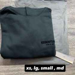 Black essentials hoodie 