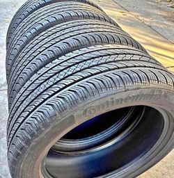 🎃 225 60 17 Continental Tires Con 80% de Vida Las 4