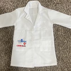 doctor's gown for children 6-8 years