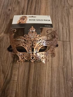 Masquerade Mask (Rose Gold)