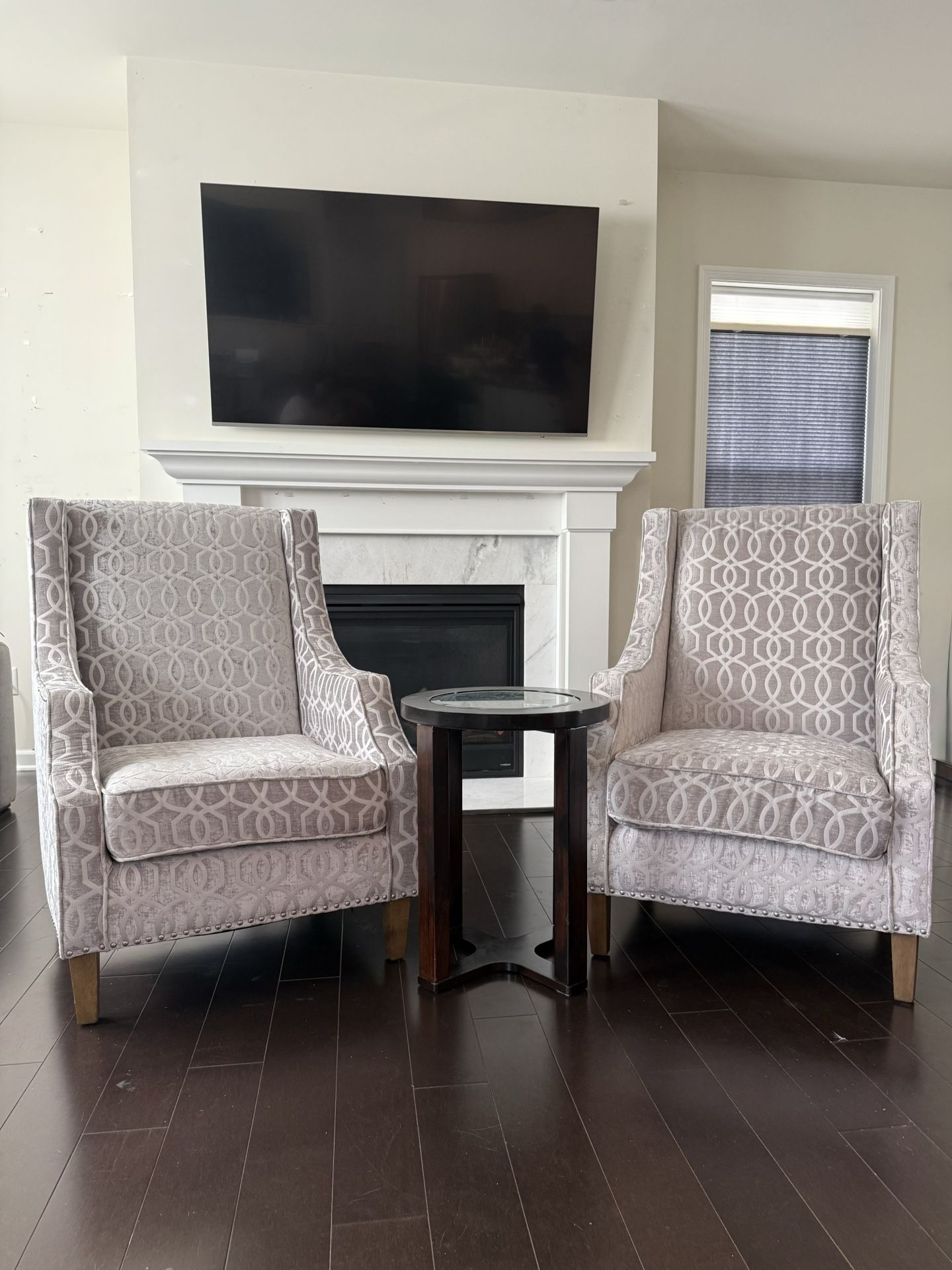 Accent Chair Set (2 Chairs + Side Table) JOFRAN Quinn