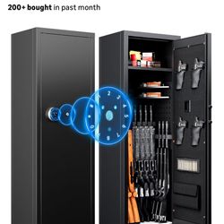 KAER 13-15 Biometric Gun Safe, Long Gun Safe for Home Rifle and Pistols with Fingerprint Lock, Ideal for AR15, Shotguns & Ammunition Storage | Unassem