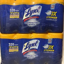 Lysol Disinfecting Wipes-320 Wipes (*Please Read Post Descriptions*)