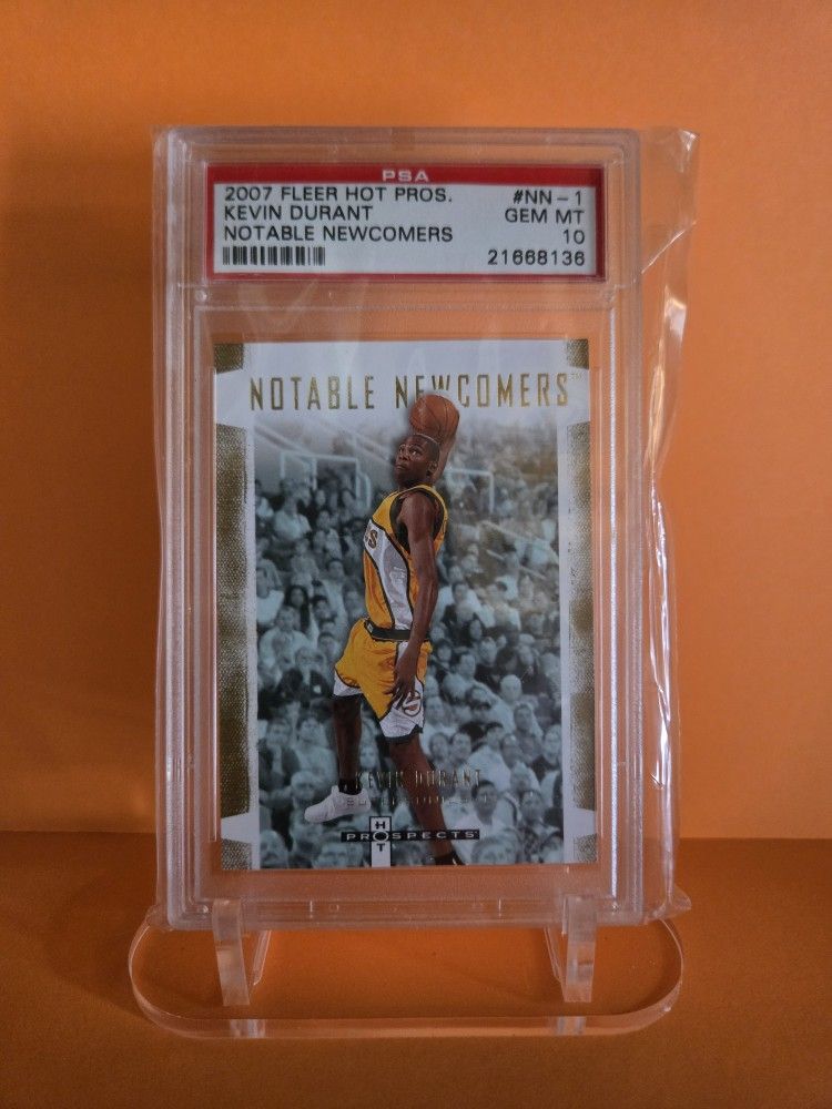 🔥2007 Fleer Kevin Durant RC🏀PSA10🔥