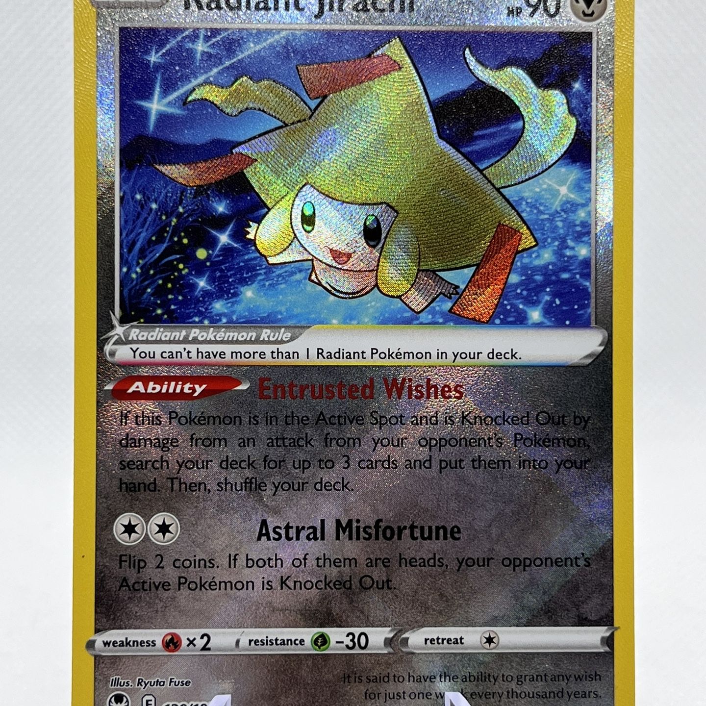 Radiant Jirachi 120/195 - Silver Tempest Pokemon TCG NM for Sale in  Whittier, CA - OfferUp