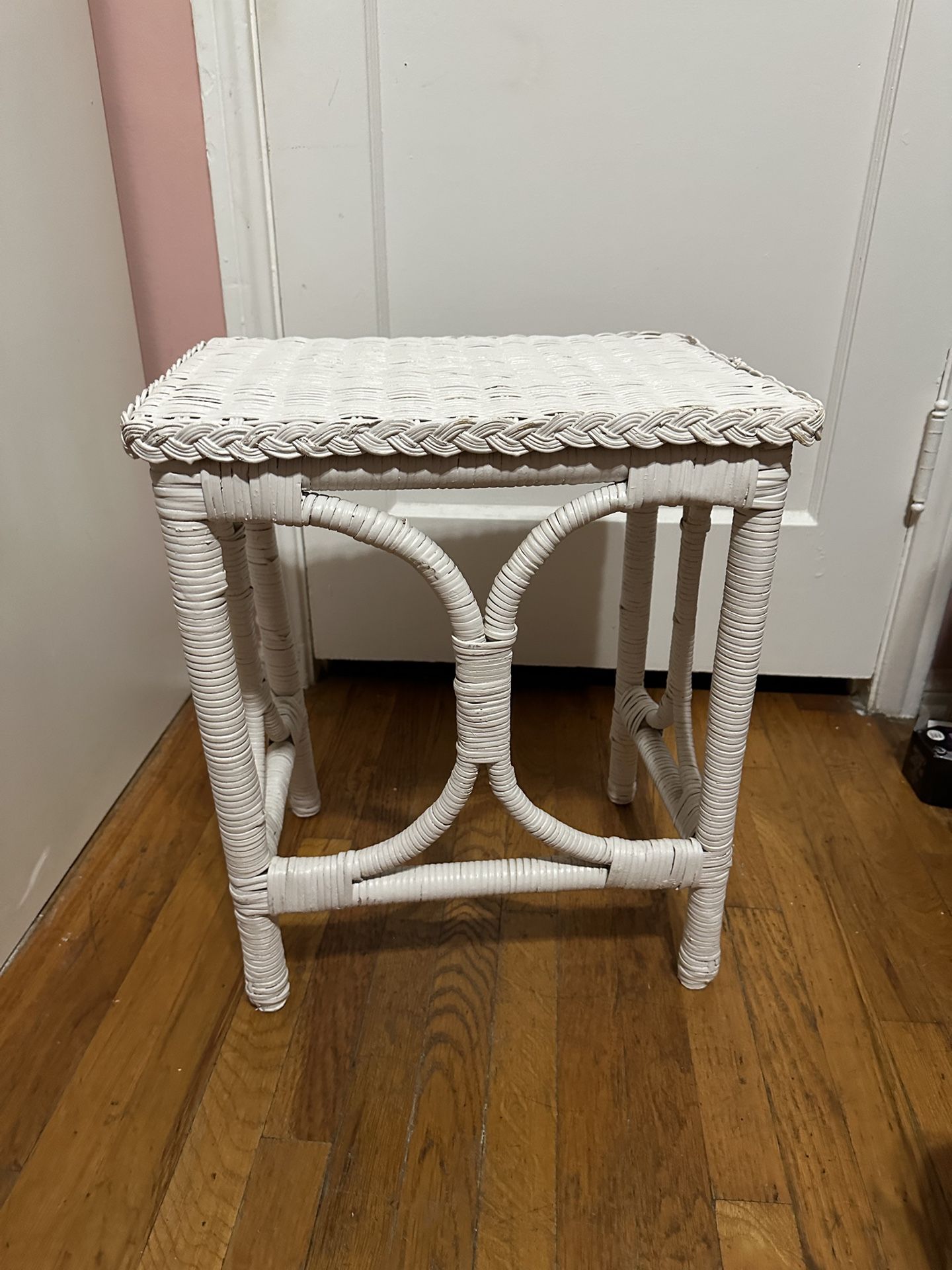 Vintage Vanity Stool/ Side Table/ Plant Stand