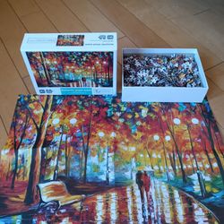 Romantic Street Scene Puzzle 1000 Pieces