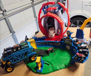 Hotwheels monster truck collection