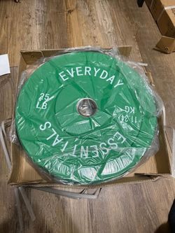 Olympic Bumper Plates Set Of 2 Weight Plates 25 Pounds Each