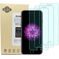 Tempered Glass Screen Protector iPhone 6s Plus 6 Plus 7 Plus 8 Plus, Kione Anti Blue Light Screen Protector [ Eye Protect ] [ Touch Screen Accuracy ] 