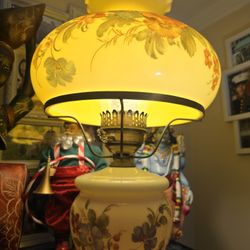 Vintage Yellow Big Lamp