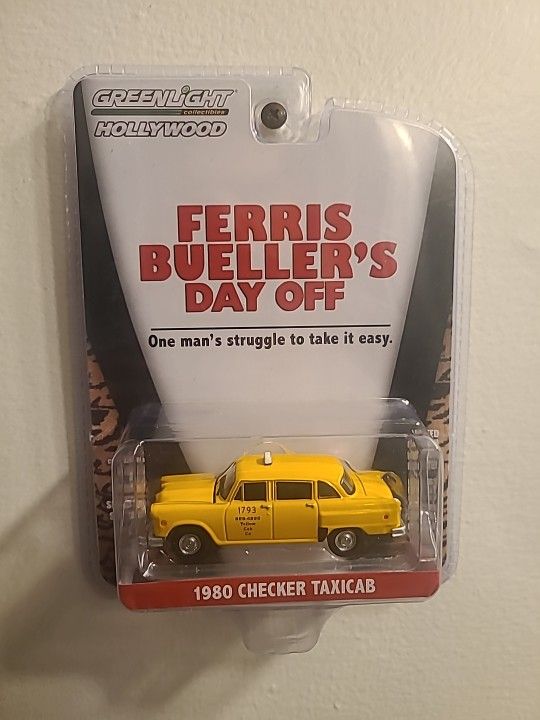 Greenlight Hollywood 62030C 1980 Checker Taxicab Ferris Bueller 1:64 Diecast