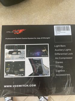 Apollointech professional switch control system for Jeep JK wrangler